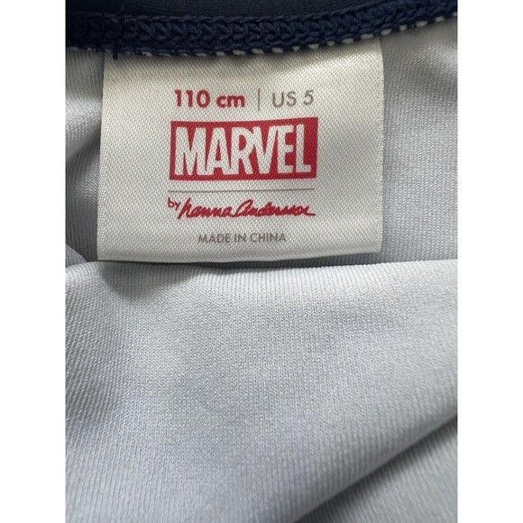 Hanna Andersson Captain American Swimsuit Skirt Size 5 Superhero - Picture 11 of 11